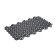 Lawn lattice, 68 × 41 × 3.3 cm, load class C250 to 25 t., Black
