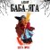 Baba - Yaga with a broom, color mix