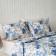 Set of pillowcases "MIA", size 70x70 cm, blue color, 2 pcs