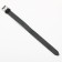 Watch strap, female, 16 mm, length 15 cm, genuine leather, black