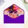 The envelope "for you!" Cutting, embossing, software touch, purple background