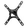 Kromax Vega-8 bracket, for TV, inclined, 15-42 ", 30 mm from the wall, black