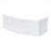 Bath screen Frontal Santek "Mallorca" XL 160x95 cm, left, without drawing