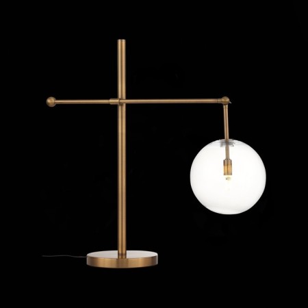 ST LUCE bedside lamp. SL1205.304.01. Sandro. 1x5 watts, G9, 4000k, 20.5x40x75 cm, brass color-6