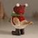 Souvenir Polystone "A bird in a vest, a knitted hat with pompons" 6x10.5x12 cm