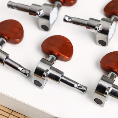 A set of a single kolkovo mechanics Music Life, silver with brown, 3+3-1
