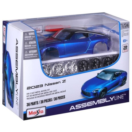 MASTO DIE-CAST 2023 Nissan Z machine with a screwdriver, 1:24, blue color-10