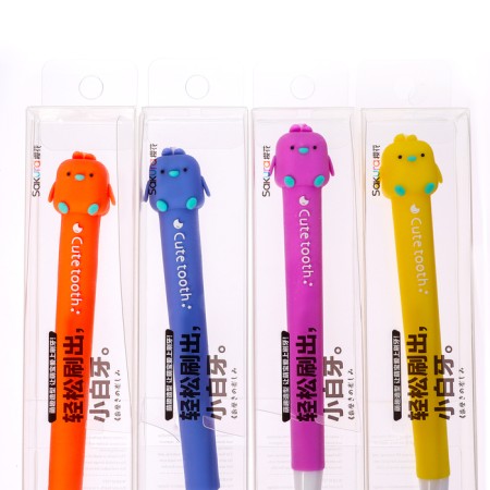 Toothbrush Children's Cute, bird-1