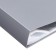 Folder with 100 A4 inserts, 700 μm, calligrata, texture "sand", gray