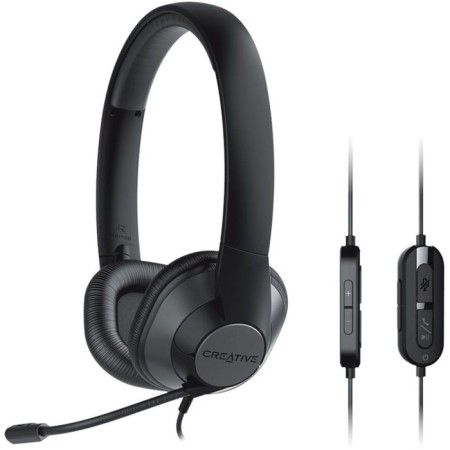 Headphones with microphone Creative HS-720 V2 Black 2M Faling Tules (51EF0960AA000)-2
