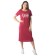 Female dress, size 44, burgundy color
