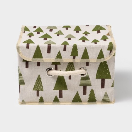 Stellyer box for storage with a “Christmas tree” lid, 26 × 20 × 17 cm-1
