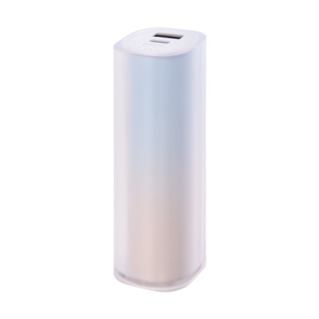 External battery Y213, 5000 mAh, USB, Type-C, 2 A, blue pink-1