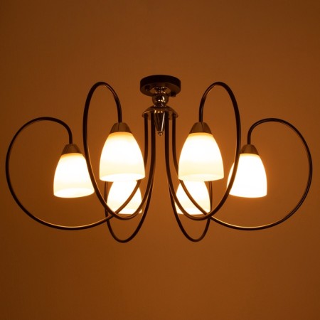 Chara "Sero" 6he27 40W Black-chromium 85x85x60 cm-2