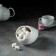 Porcelain Sugar Magistro "shell", 330 ml, white color