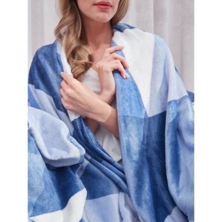 Topaz blanus, size 200x220 cm, blue color-5