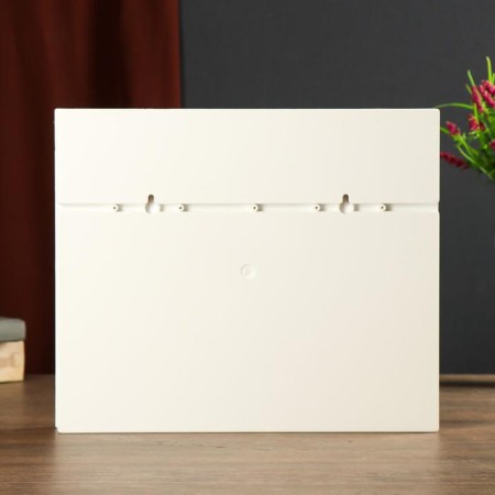 Key of "Orchid" white 26.5x31.5x4.5 cm-2