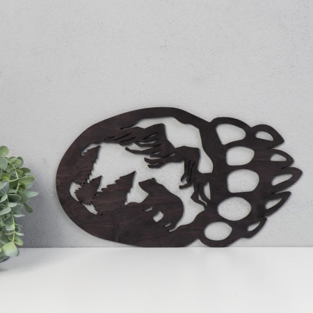 Panel "Track of the Bear" 21x37 cm-2