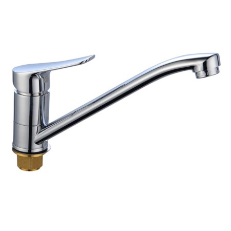Kitchen mixer BOOU B8290-14, single-leaf, swivel spout, chrome