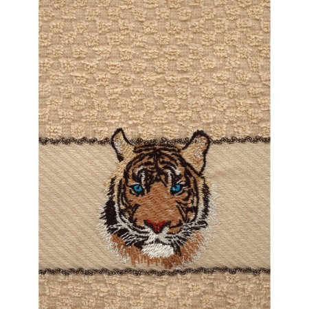 Set of terry napkins Diva Afrodita Ceylin "Tiger", size 40x60 cm, 2 pcs-3