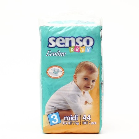 Distributes "Senso Baby" Ecoline Midi (4-9 kg), 44 pcs