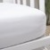 Sheet on elastic band, size 60x120 cm, white color