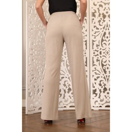 Female suit, size 48, beige color-3