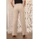 Female suit, size 48, beige color