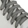 Shoe shoes, steam, flat, with a reflective strip, 10 mm, 70 cm, color gray color