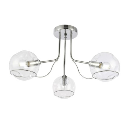 Ceiling EVOLUCE lamp. Sle102502-03. BACA. 3x40 watts, E14, 61x61x31 cm, chromium color