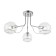 Ceiling EVOLUCE lamp. Sle102502-03. BACA. 3x40 watts, E14, 61x61x31 cm, chromium color
