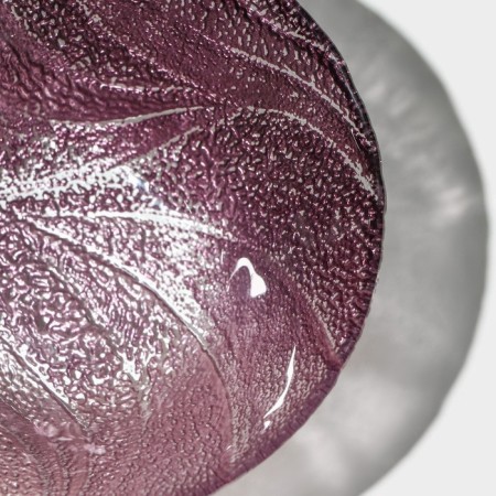 Glass salad "Drachna", d = 15 cm, burgundy color-5