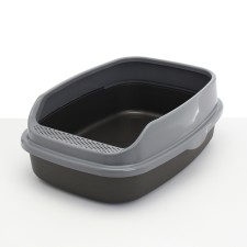 Aisha XL toilet 64 x 44 x 21 cm gray FIX