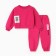 Kit for girls (sweatshirt, trousers), raspberry color, height 98 cm