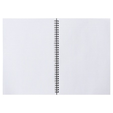 Notebook on the crest A4 48 sheets in the Calligrata cage black, plastic cover, offset block-3