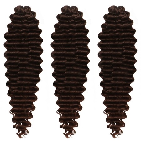 Hollywood Afrolocons, 60 cm, 270 gr, chocolate/dark chocolate HKB4/33A (Catherine)-1