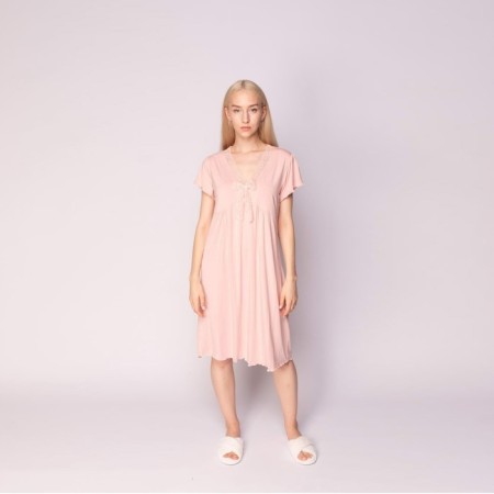 Kimberly night shirt, size m, peach color-6