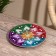 Stand for incense "Flower" stone 12.5 cm