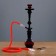 Hookah 47 cm, 1 pipe, 10 x 43 cm, black