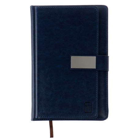 Deliciper of Leduced A5, 140 sheets in a cage, with a calculator, with a scrap, leatherette cover, mix-6
