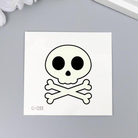 Tattoo on the body phosphorus "horror stories" mix 6x6 cm-1