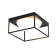Ceiling chandelier Mantra Desigual, E27, 3x20W, 400x400x200 mm, black color black