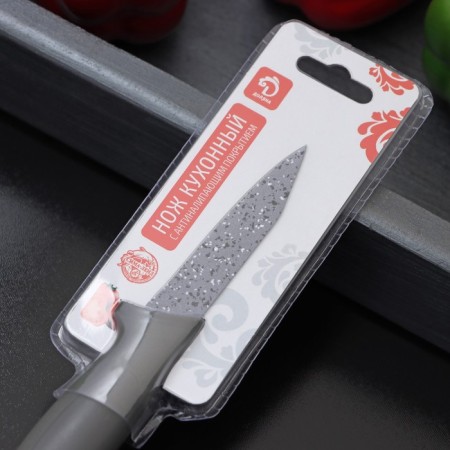 A knife with an anti -wound coating of the granite shares, vegetable, blade 8 cm-2