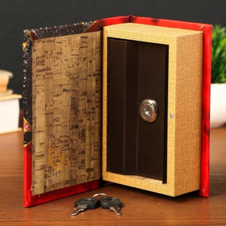 Safe wood leather "Best of the best" 17x11x5 cm-1