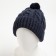 Female hat, dark blue color, size 56-58