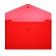 A set of 6 pieces, a button folder, A5, 180 microns, corrugated, fluorescent, 6 colors