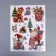 Interior plastic sticker "Friends in the New Year" 55x35 cm