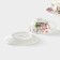 Set of tea ceramic shade "Bells", 4 items: a cup 250 ml, saucer d = 15 cm