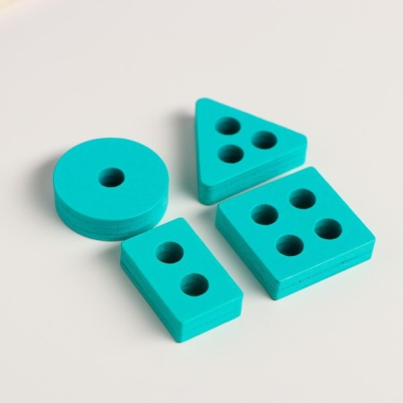 Children's developing pyramid "Collect yourself" 4.2 × 3.5 × 13 cm-7