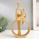 Souvenir Polystone "Fathers and children. Abstraction" Gold 7.5x14.3x26 cm